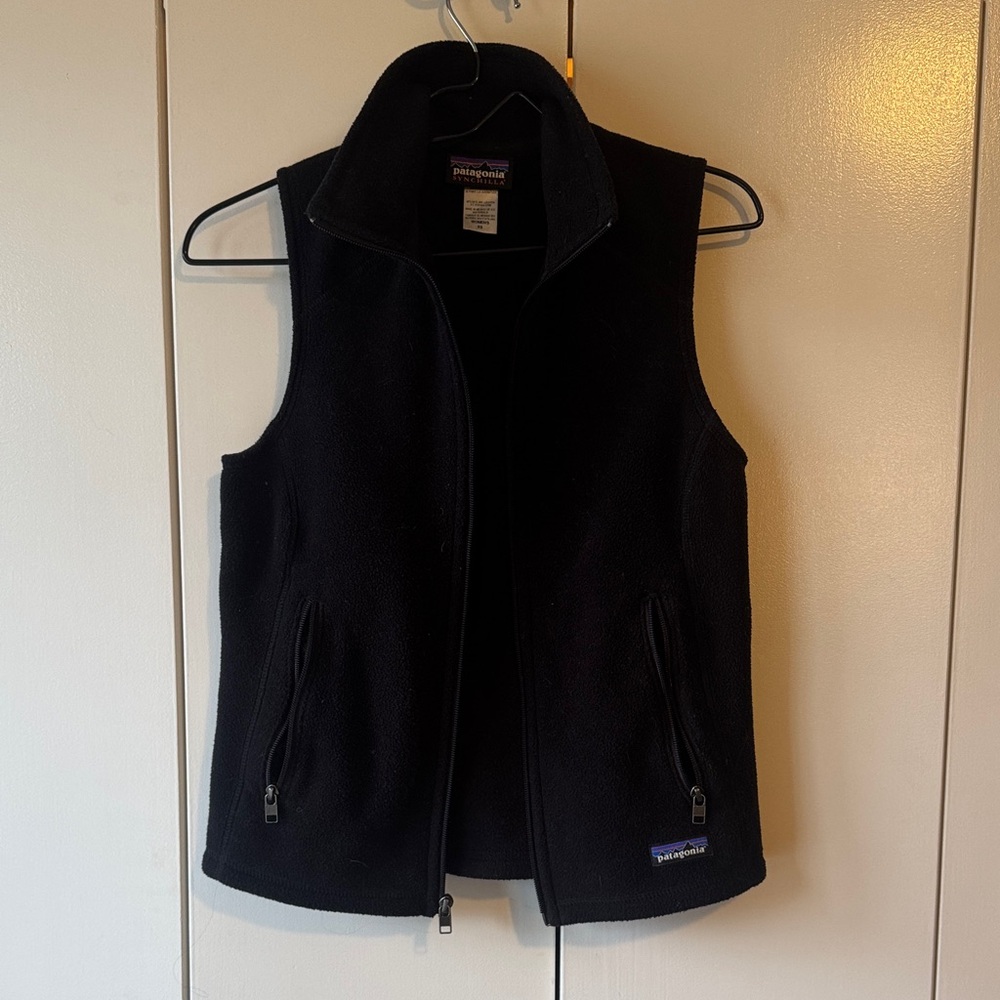 Patagonia Midnight Black Fleece Vest